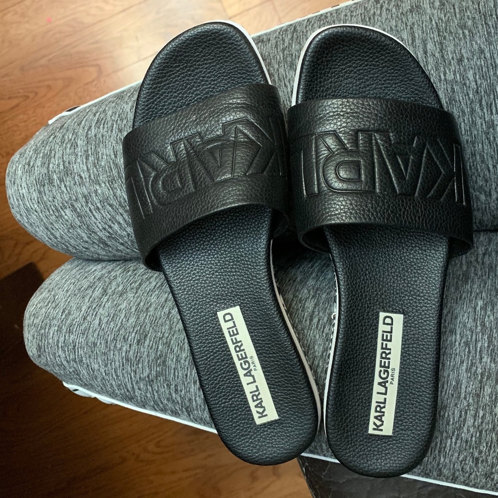 Karl Lagerfeld slides size 5.5